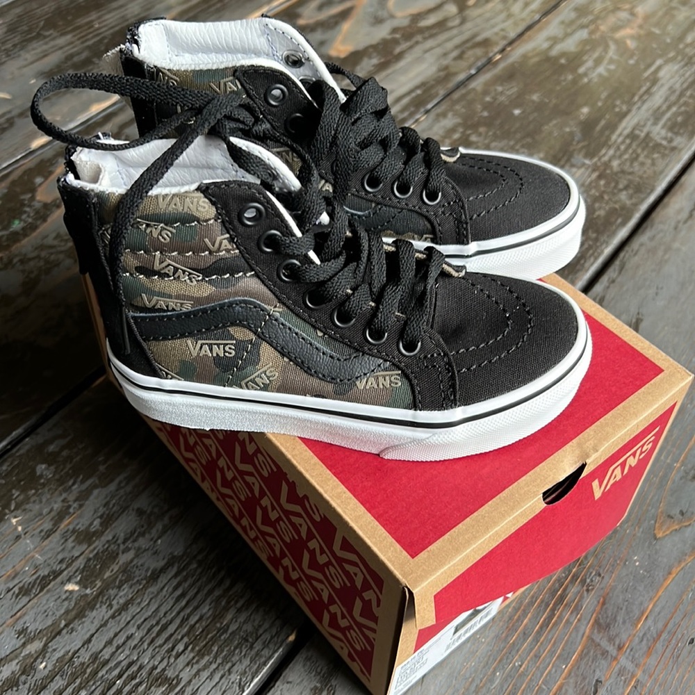 Vans Sk8 Hi Zip Camo Toddler